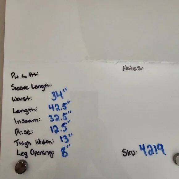 Wrangler Denim Jeans Mens Tag 34x34 Act 34x32 Blue 33MWZ Cowboy Cut Western - Picture 6 of 11